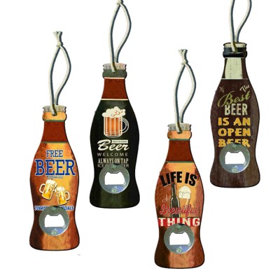 Wall Hangings Ornamental bar bottle opener for coffee shop decor personalized vintage bottle opener