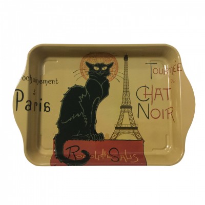 Custom metal cat tray home wall decor metal crafts vintage plate metal trays